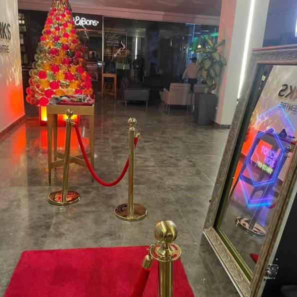 Christmas Mirror Booth at Skyparks Business Centre